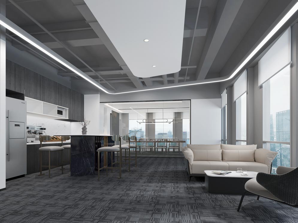 現(xiàn)代簡約工業(yè)風格辦公室設計｜創(chuàng)造舒適、時尚和高效的工作環(huán)境-深圳文豐裝飾