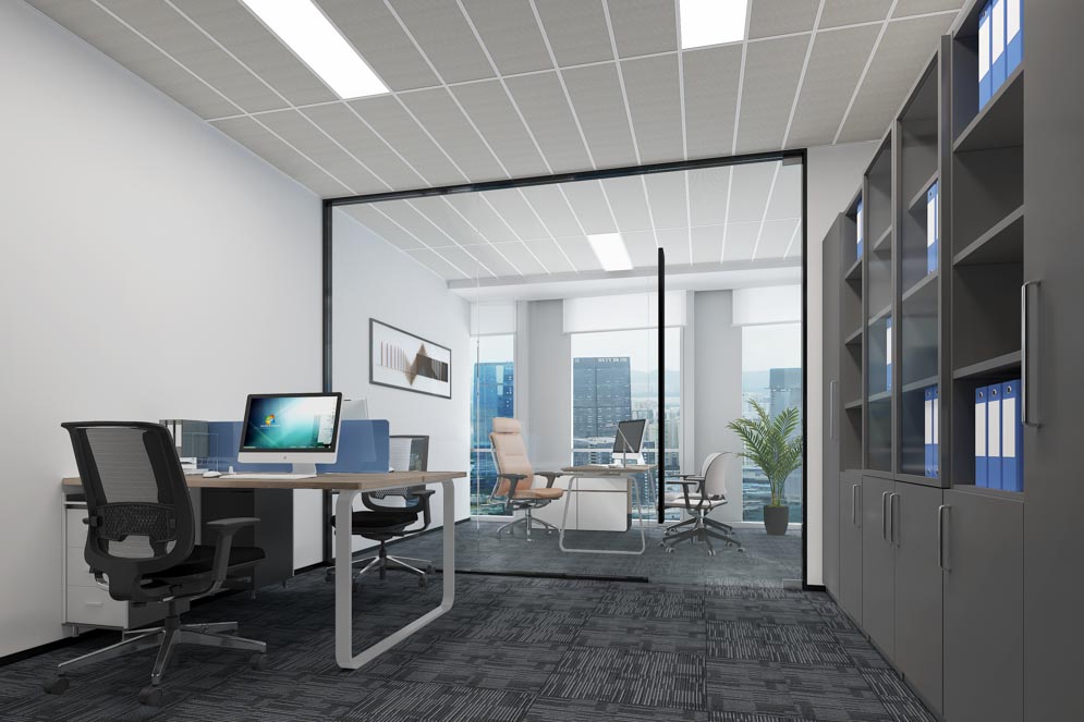 華科資本辦公室設計效果圖案例：創(chuàng)意與實用性的完美結合