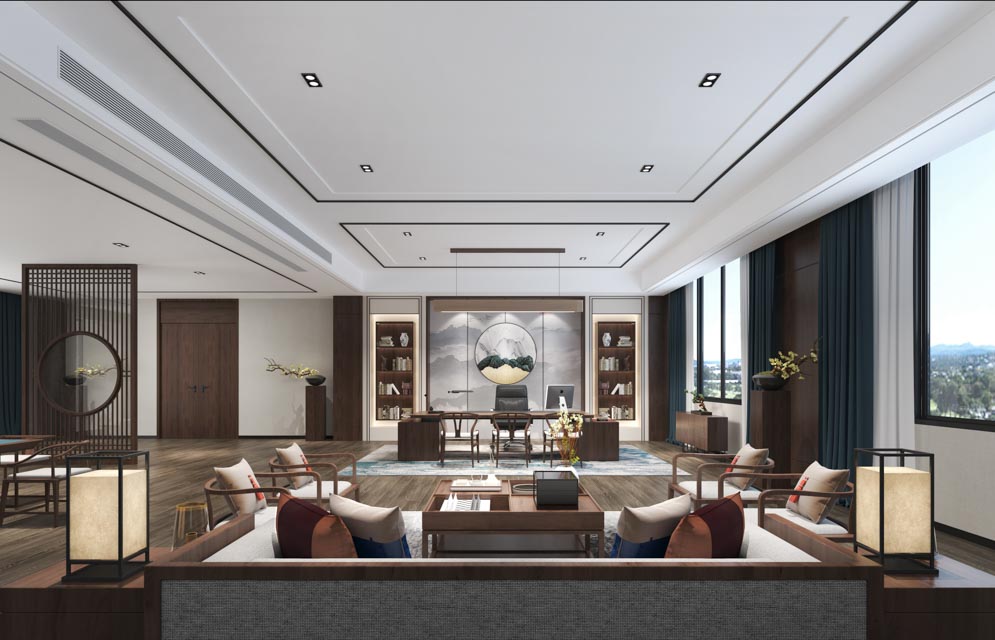 現(xiàn)代辦公室設計更突出人性化設計-讓員工體會到上班的快樂與舒適-深圳文豐裝飾